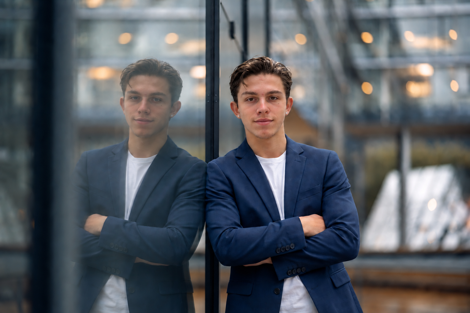 Baris Basöz mit Spiegelung